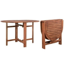 vidaXL Patio Table 47.2"x27.6"x29.1" Solid Acacia Wood