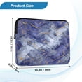 thumbnail image 3 of Iauyy（M)13.4 inch Laptop Sleeve,Shockproof Durable Computer Carrying laptop Bag，Slim Cover for 13.4-14 inch HP Dell Lenovo Asus Notebook,Irregular White, 3 of 7