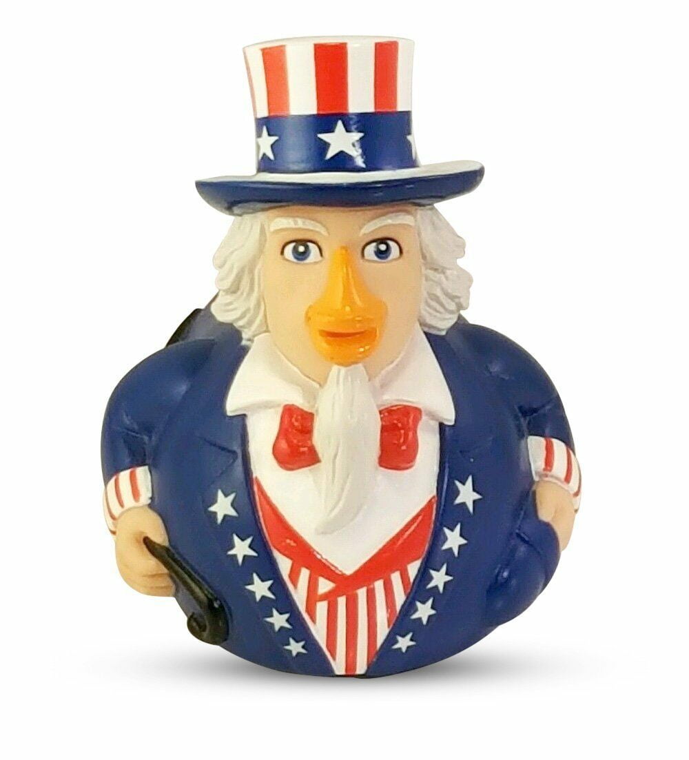 Celebriducks Uncle Sam, Original Collectible Celebriduck, Duck Gift, Rubber Duck Collectible, Bath Toy