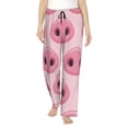 thumbnail image 2 of Picia Pig Nose Womens Soft Woven Cotton Elastic Waistband Sleep Pajama Pant Lounge Sleep Pant With Pockets And Drawstring-Small, 2 of 9