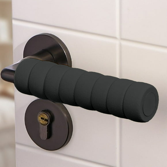 Cubierta Protectora para Manija de Puerta Anti-Colisión y Anti-Estática Cubierta Protectora para Manija de Puerta con Hélices Cubierta de Esponja para Manija de Puerta con Orugas Dispositivo de Calen