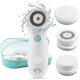 thumbnail image 1 of Cepillo de limpieza facial eléctrico con 3 cabezales de repuesto, dispositivo de limpieza facial impermeable de limpieza profunda, giratorio, 2 configuraciones de velocidad, spa facial AG-0759A, 1 of 5