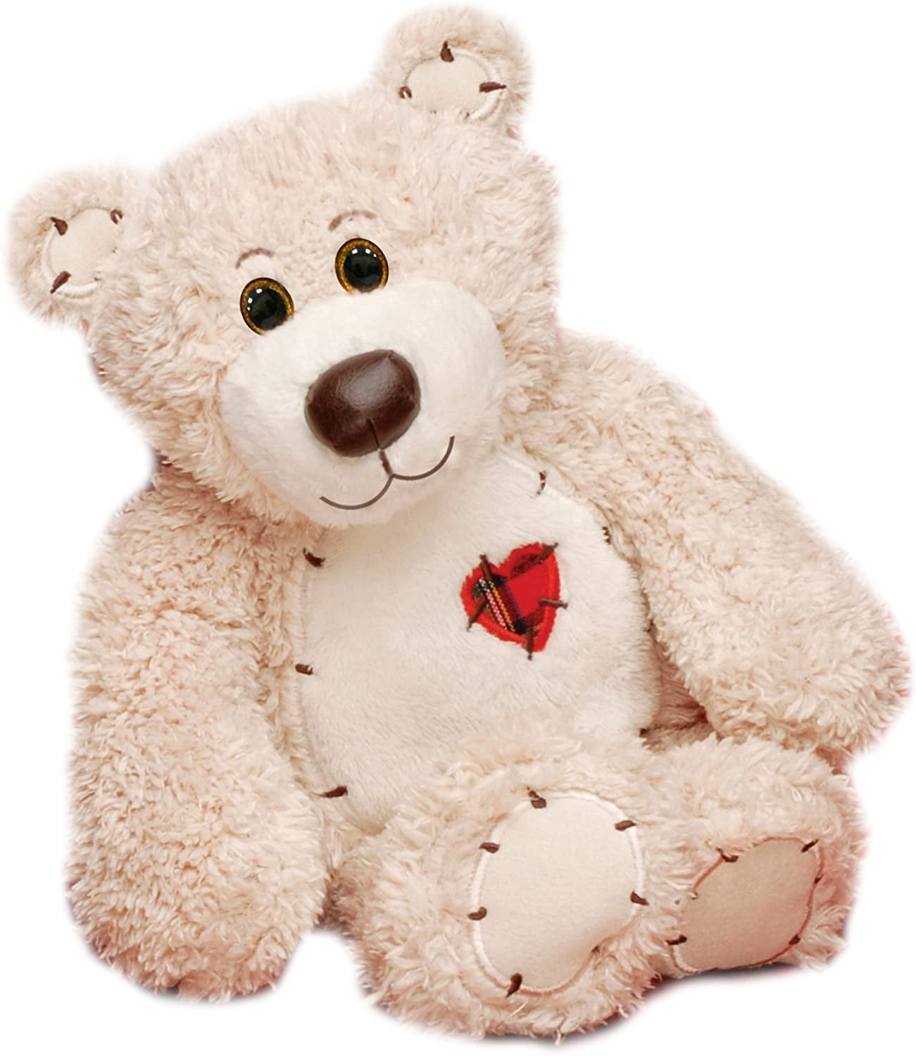 Details about   10 Inches Shaded Grey/White Or Brown/white-Metalic Hot Pink Teddy Bear 
