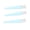 Blue, variant on Champagne Silicone Brush Applicator Set Soft Washable Makeup Brushes Tools for Mud Mask Cream Lightweight Luxury Silicone Brush Kit / 3 Pcs Set