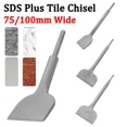 thumbnail image 3 of SDS Plus Tile Chisel Cemented Carbide Electric Hammer Chisel Power Tool Accessory 75/100mm Wide Tile Removal Chisel Scraper Bits (StyleD), 3 of 7