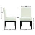 thumbnail image 2 of Steve Silver Aubrey Black 7pc Dining Set w/ Uph Chair, 2 of 13