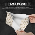 thumbnail image 5 of Lsque Cartoon Snake Printed Long Tissue Box Cover Holder, Facial Paper Organizer Dispenser,Triangle with Bottom Belt, PVC Leather Decorative Organizer, 5 of 9