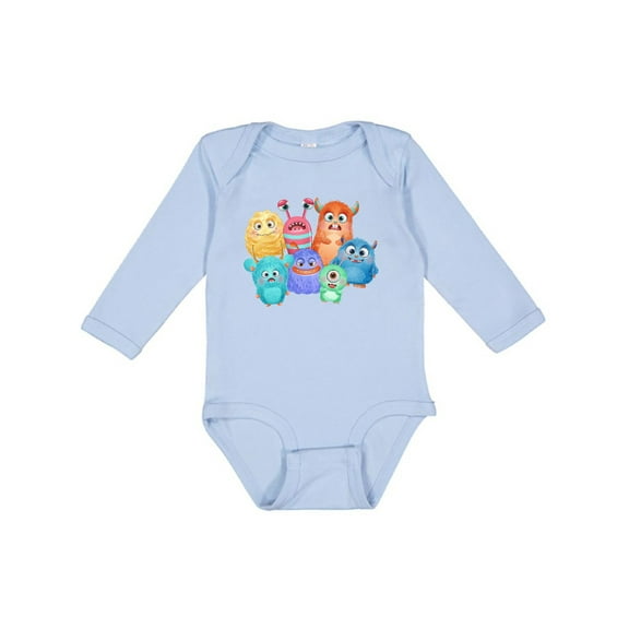 Inktastic Halloween Monsters Boys or Girls Long Sleeve Baby Bodysuit