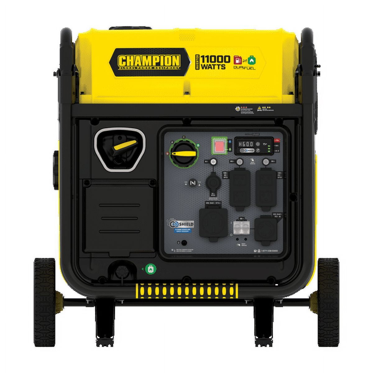 Champion Power Equipment 11,000-Watt Electric Start Dual Fuel Home Backup Portable Inverter Generator with Quiet Technology and CO Shield®