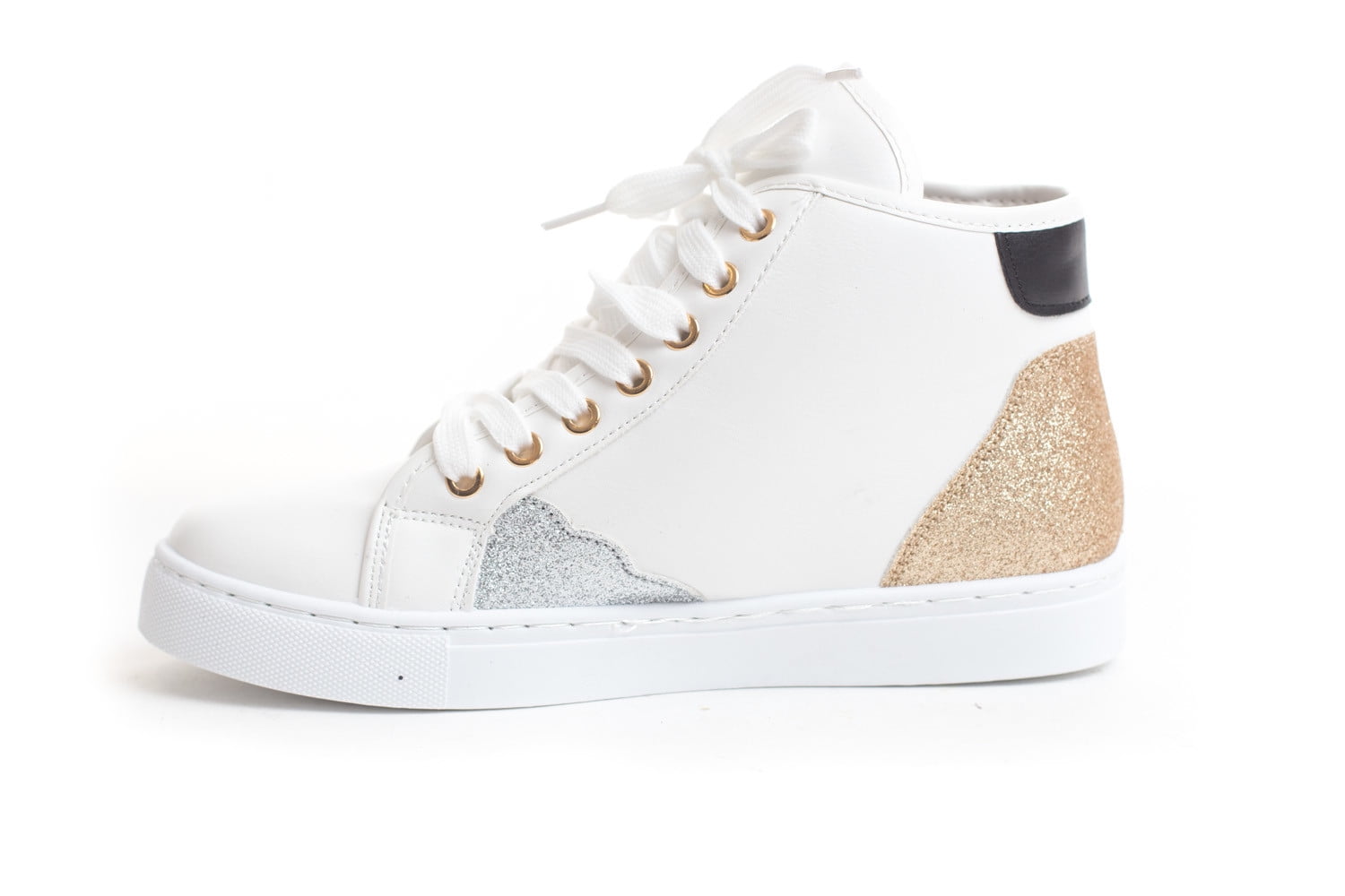 New Soho Shoes Women's Lace Up Casual High Top Slay Casual Sneaker