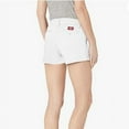 thumbnail image 2 of Dickies Girl Juniors Mid Rise 5" Slim Short, White, 11, 2 of 2