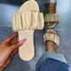 thumbnail image 1 of Sandalias Mujer Zapatillas planas Punta abierta Cómoda Playa Zapatos romanos Flip Flop Wmkox8yii hj789, 1 of 9