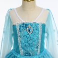 thumbnail image 3 of Girls Snow Queen Cosume Dress Halloween Sequin Princess Long Sleeve Dress up(with Accessories), 3 of 7