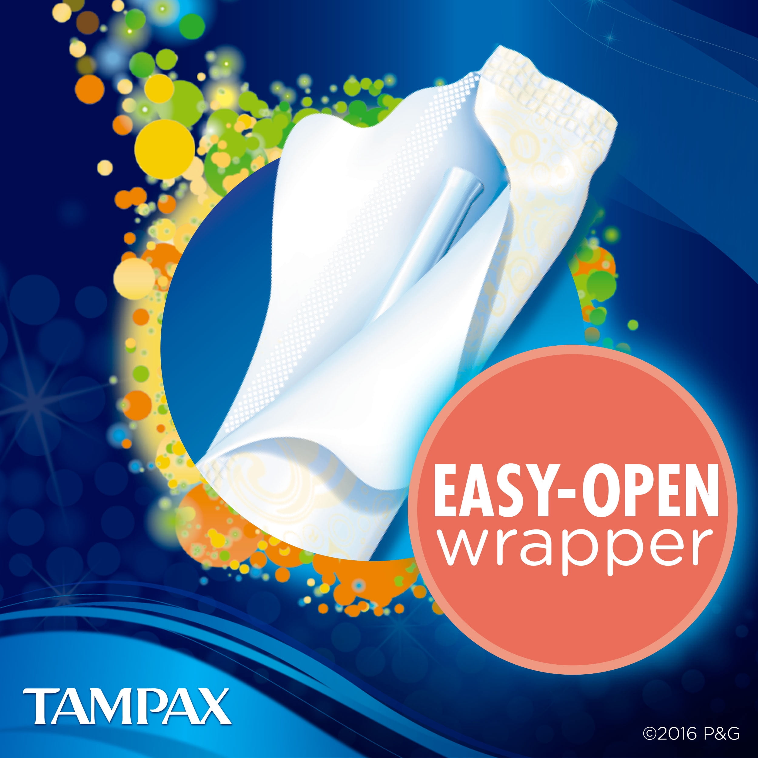 Tampax Pearl Plastic Triplepack, Unscented Tampons 36 Count