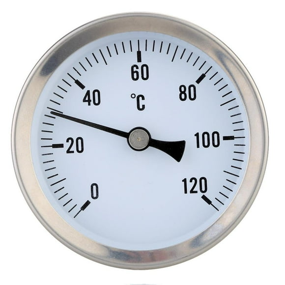 63mm Home Industrial Pipe Thermometer Temp Gauge Dial With Spring