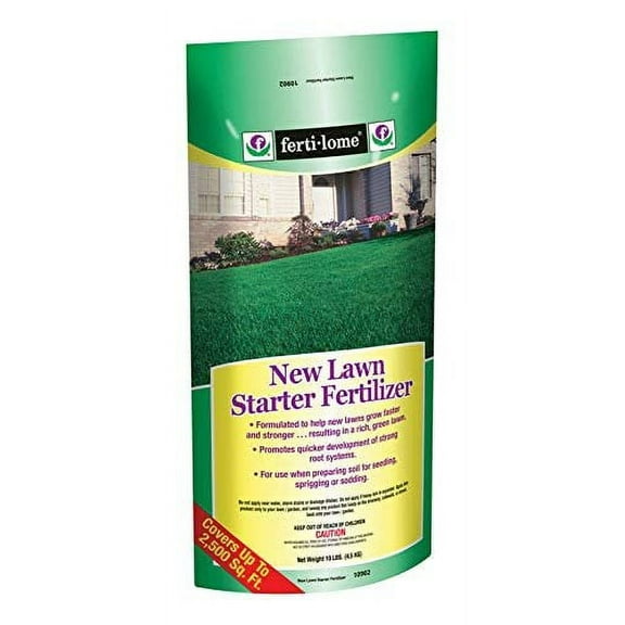 Ferti-Lome Starter 9-13-7 Lawn Fertilizer 2500 sq. ft. for All Grasses - Case of: 1;