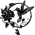 thumbnail image 1 of Metal Bird Silhouette, Metal Wall Decor, Metal Sculpture, Round Wall Decor Wall Hanging for Home Office Living Room Hotel Decoration, 1 of 5