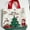 #1, variant on Christmas Eve Canvas Tote Bag, Santa Gift Sack for Apple Candy & Small Presents