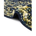 thumbnail image 4 of Unique Loom Sofia Collection Area Rug - Casino Bundle (7' 10" x 10' Rectangle Navy Blue/Yellow), 4 of 7