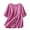 Purple, variant on Short Sleeve Tops for Women Cotton Linen Crew Neck Button down Drawstring Casual Loose Shirts
