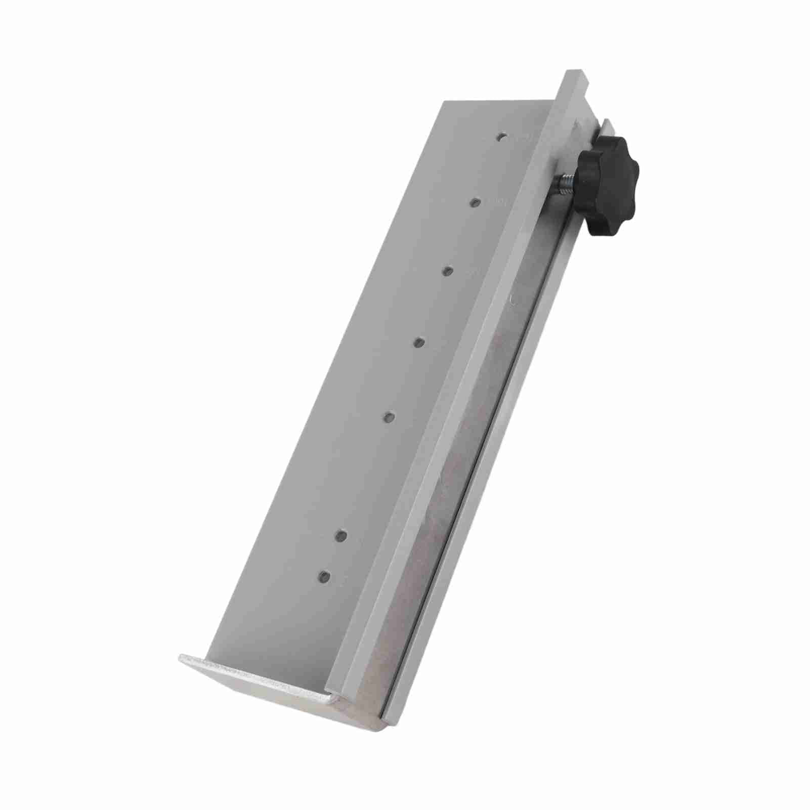 Rupoun Handle Punching Locator Aluminum Alloy Adjustable 7 Holes Expandable Template Jig for Cabinet Door Hardware Woodworking Tool, Silver, 10.63 in / 27 cm