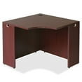 thumbnail image 2 of Lorell Essentials 36" Laminate Corner Compuer Desk in Mahogany, 2 of 5