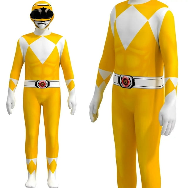 Power Rangers Costumes de Cosplay pour Enfants Combinaison Déguisement costume de Fête Combinaison
