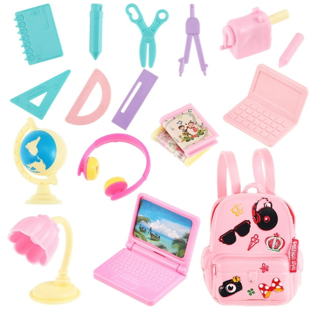 1 conjunto de muñecas muñecas mochila muñeca en miniatura mini material muñecas miniaturas para niñas