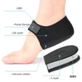 thumbnail image 3 of Soumake Heel Support Cups – Pair for Plantar Fasciitis, Protective Non-Slip Heel Sleeves for Pain Relief, 3 of 7