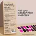 thumbnail image 6 of Gya Labs Nail Stickers - Long Lasting Semi Cured Gel Nail Strips (20 Pcs) - Nail Art Stickers Kit for Women | Animal Print - Raw, 6 of 8