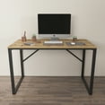 thumbnail image 3 of Decorotika Landi Modern Industrial Metal Computer/Writing Desk Home Office - Black Oak, 3 of 10