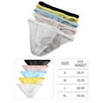 thumbnail image 3 of Xidunhg Men's Thin Bikini Low Waist Underwear Sexy Ice Silk Briefs 5pack L, 3 of 4