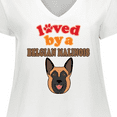 thumbnail image 4 of Inktastic Belgian Malinois Dog Gift Women's Plus Size V-Neck T-Shirt, 4 of 5