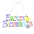 thumbnail image 2 of 1 Set Door Decorations Wood Rabbit Spring Letter Pattern Party Supply Easter Wreath Cute Eye-catching Doors Hangers Wreathes JM00291, 2 of 8