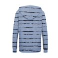 thumbnail image 4 of VERUGU Womens Jackets Casual Fashion Printed Blouse Long Sleeve Tops Sweatshirt Pockets Hoodied Sky Blue M, 4 of 4