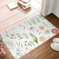 thumbnail image 4 of Sikiie Wildflower Watercolor 2 Print Flannel Anti-slip Floor Mat 16x24in, Thickened Dustproof Entrance Door Mat Floor Mat for Kitchen, Bathroom, Laundry Room, 4 of 7