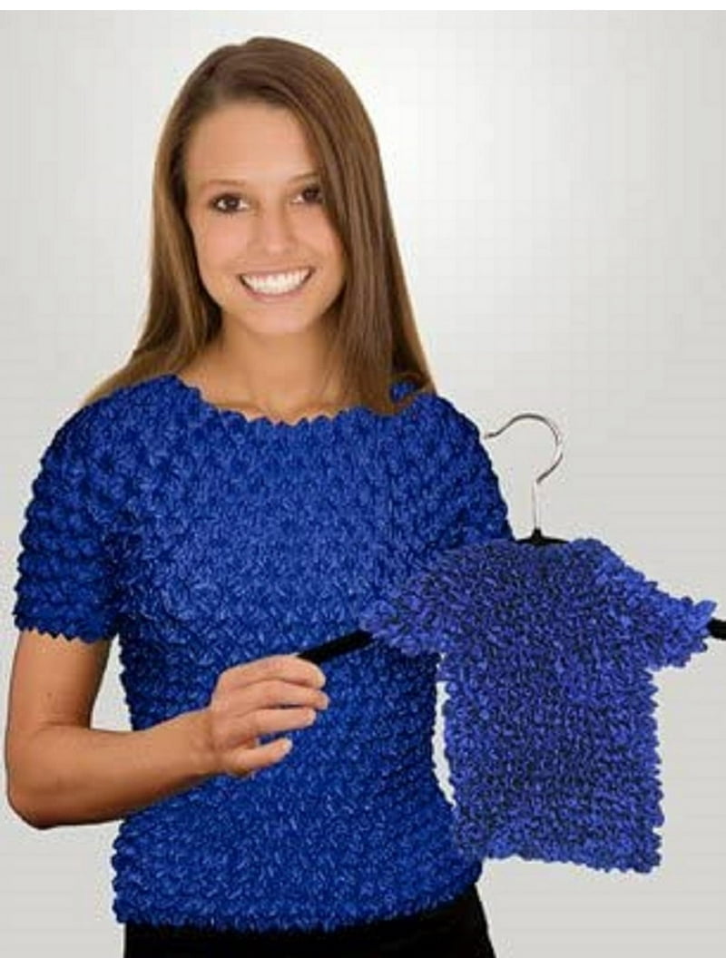 Gilbins Short Sleeve Popcorn Bubble Crinkle Super Stretchy Magic