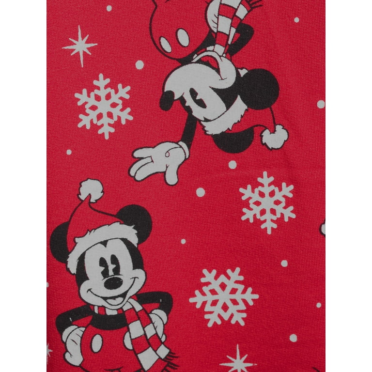 Disney's Mickey Mouse Christmas Snowflake Print Holiday Disney's Mickey Mouse Christmas Snowflake Print Holiday