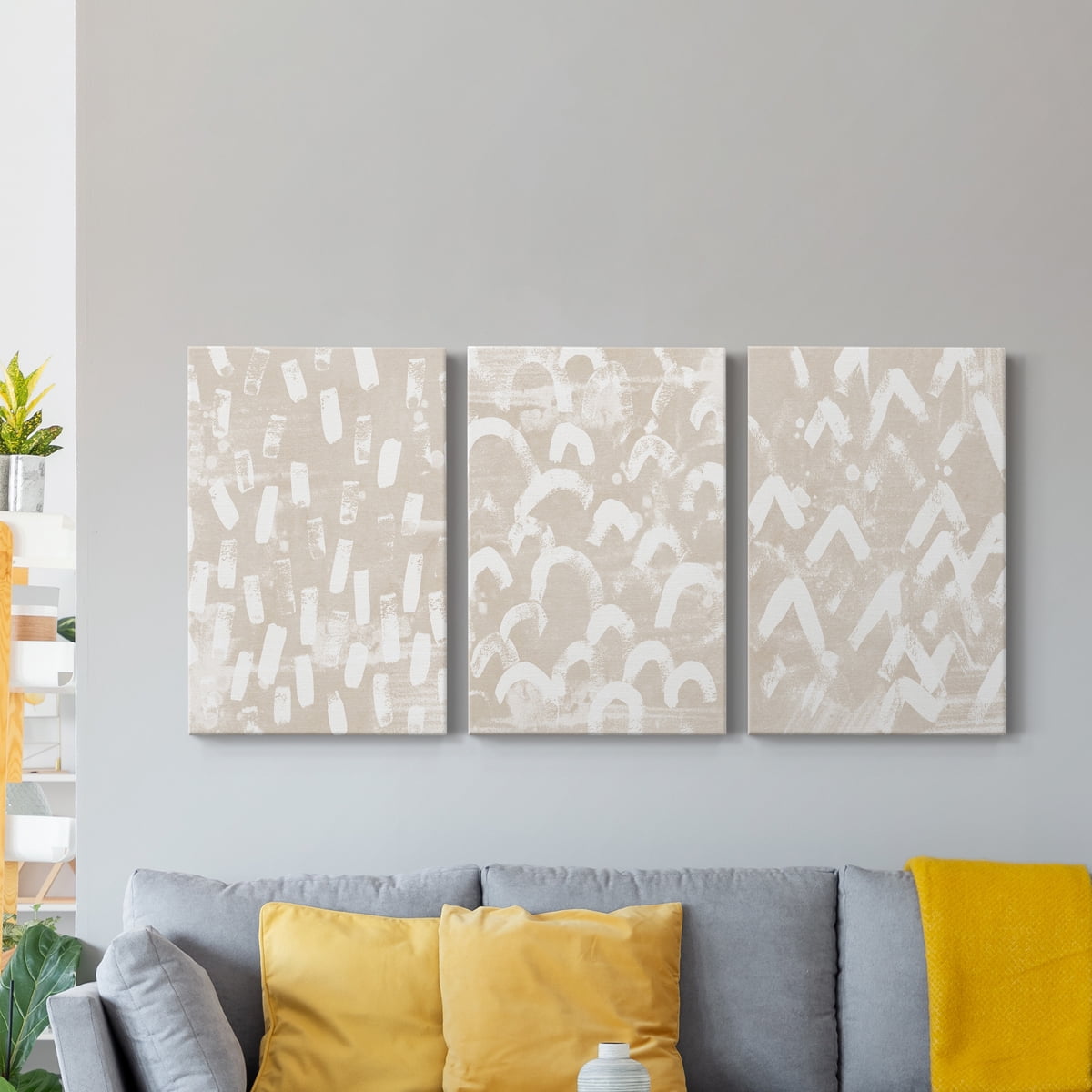 Earth Etching I Premium Gallery Wrapped Canvas - Ready to Hang - 8 x 12 Each