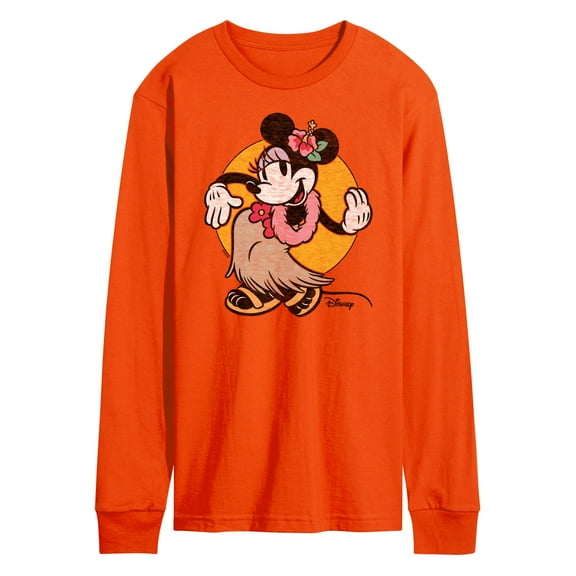 Disney - Mickey & Friends - Minnie Mouse - Hulu Girl - Men's Long Sleeve T-Shirt