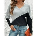 thumbnail image 6 of Warm Shirts for Women, Lightweight Sweaters for Womens Comfy Women's Sweaters Casual Pullover Knitted Thin Long Sleeve Sweater Fashion Gym, Yoga, Workout, Running, Daily Leisure,Workwear, 6 of 7
