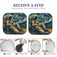 thumbnail image 6 of Sikiie Astronaut Starry Night Print Foldable Car Windshield Sun Visor, Car Window Sunshade Suitable for Sedan, SUV and Truck Car Accessories-Small, 6 of 6
