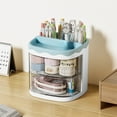 thumbnail image 1 of TOUMENY Drawer Storage Box, Desktop Organizer for Cosmetics and Office Supplies, Multi-Purpose Small Item Classification Container, 1 of 6