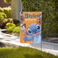thumbnail image 4 of Bandera de jardín de doble cara con diseño de Stitch, ideal para decoración navideña al aire libre., 4 of 8