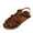 Brown, variant on Vedolay Sandals for Ladies Wedge Women's Summer Closed Toe Ankle Strap Hollow Out Walking Single Shoes,Pink 8