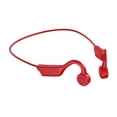 thumbnail image 2 of BL15 es de conducción ósea Bluetooth Oreja abierta IPX5 inalámbrico plegable impermeable para trabajo Control de botón de - rojo en caja, 2 of 10
