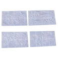 thumbnail image 1 of Miangastore 4Pcs Delicate Silicone Flower Mold DIY Flower Making Mold Silicone Epoxy Mould, 1 of 8