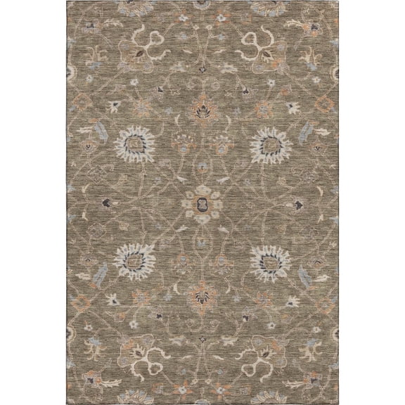 Dalyn Rugs Premium Machine Washable Mayfield AMF1137 Brown 3' x 5' Rug