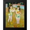 thumbnail image 2 of Renoir, Pierre-Auguste 12x14 Black Modern Framed Museum Art Print Titled - Acrobats at the Cirque Fernando 1879, 2 of 5