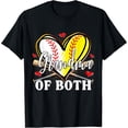 thumbnail image 2 of 100% Cotton Grandma of Both Baseball Softball Grandma Mothers Day T-Shirt, 2 of 5